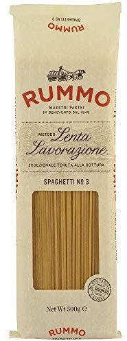 Rummo Lenta Lavorazione Spaghetti Pasta No.3 - Time-Honoured Italian Pasta, Crafted with Unrivaled Traditional Methods, 500 g (Pack of 1)