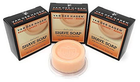 Van der Hagen Deluxe Shave Soap - 2.5 oz - 3 pk