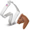 Ann Clark Cookie Cutters Cortador de galletas cabeza de caballo - 12 cm - Acero fabricado en EE. UU.
