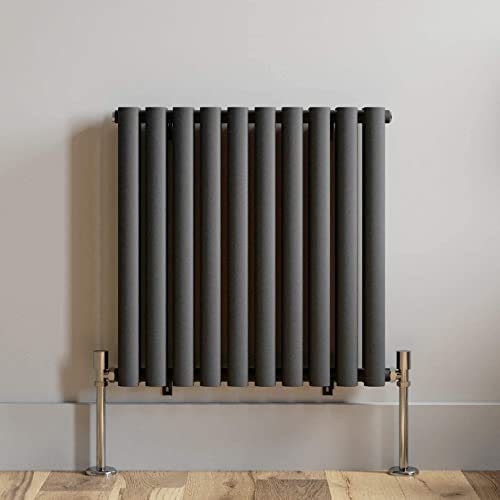 iBathUK Apex Tall Vertical Radiator, Single Flat Panel Radiators, 1600x228mm Slim Radiator, Wall Mounted for Bathroom,Kitchen,Living Room- Anthracite
