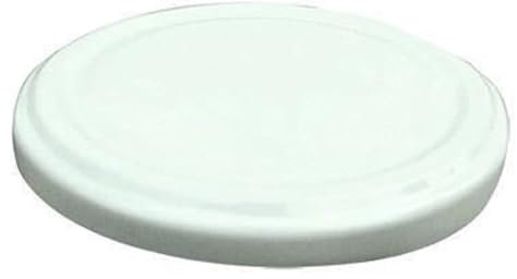 IB Lot de 100 couvercles de haute qualité pour bocaux en verre, Ø 82 mm - Blanc