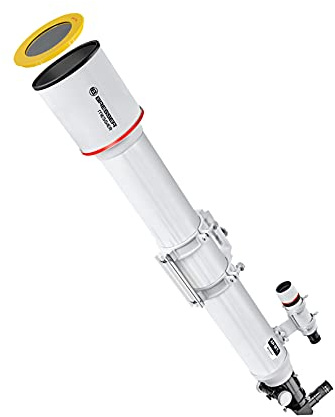Bresser Messier AR-127L/1200 Optischer Tubus | Mond, Planeten, Deep Sky, Handyadapter, 254 fach, Hexafoc Auszug, T2 Anschluss, 26 mm Okular, Zenitspiegel