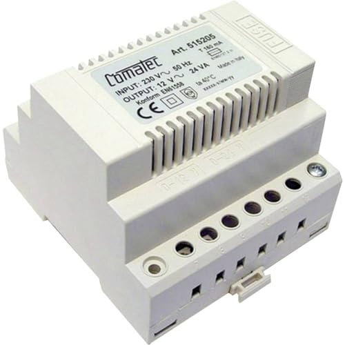 Comatec TRAFO 24VA 12V Hutschienen-Netzteil (DIN-Rail) 12 V/AC 2A 24W Inhalt 1St.