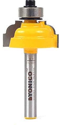 Yonico 13181q - Classical Cove Edge Forming Router Bit, Cutting Depth: 7/16 - 1/4 Shank