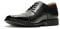 Clarks Men's Tilden Cap Oxford Flat, Black Black Leather, 6.5 UK Wide