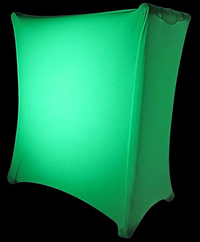 Rockville RSC5W Universal White DJ Scrim Cloth Cover for X Stand