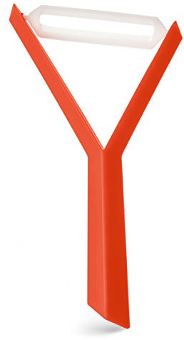 Koziol Schäler Kant, Kunststoff, solid orangerot, 2,2 x 9,5 x 18,3 cm