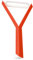 Koziol Schäler Kant, Kunststoff, solid orangerot, 2,2 x 9,5 x 18,3 cm