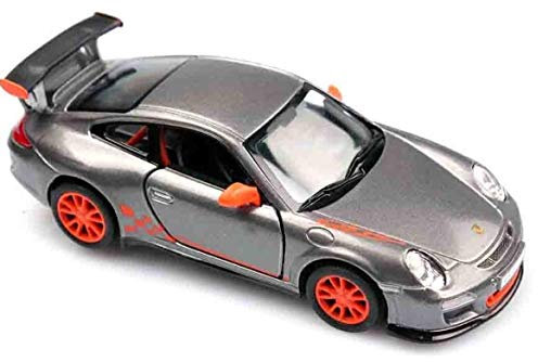 Kinsmart Porsche 911 GT3 RS 1/36 Sclae Diecast Model Car - Grey Model Car