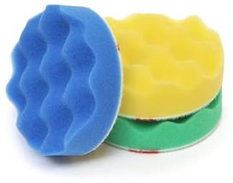 CAR-ZONE 3M Polierpads, 3 Härten (75 mm), 3M 50536 + 3M 50499 + 3M 50457