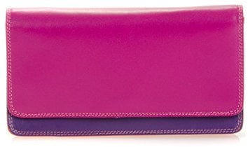 mywalit - Leder Damen Geldbörse - Medium matinee Purse Wallet - 237-75 - Sangria Multi