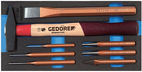 GEDORE Meißel-Sortiment in Check-Tool-Modul, 1 Stück, 1500 CT1-350