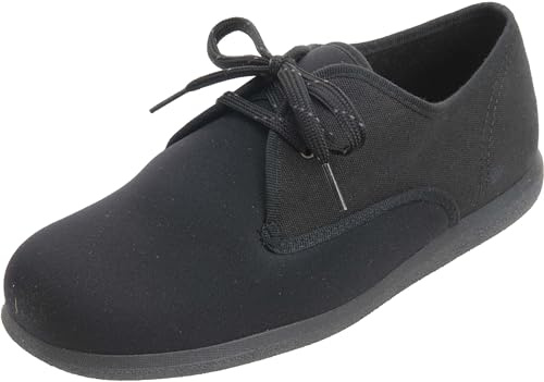 Cosyfeet Jim - Extra Wide Men's Shoes - 3H Width Black