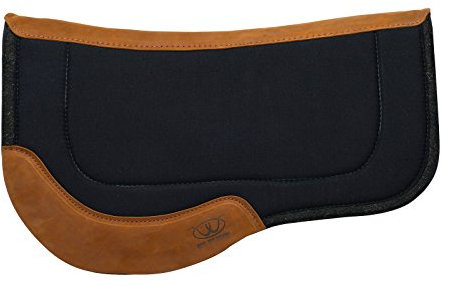 Weaver Leather Canvas Trail Schabracke mit Wollfilz-Unterseite, schwarz