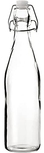 IBILI - Botella 0.50 lt, Vidrio, Reutilizable, Modelo aleatorio