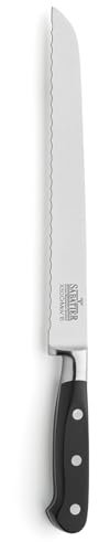 RICHARDSON SHEFFIELD V SABATIER Brotmesser | 22 cm lange Klinge | gehärteter Klingenstahl | Kunststoffgriff | rostfrei und extrem scharf | Profi Messer | Brotmesser Wellenschliff | Küchenmesser