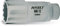 Hazet 880TZ-12 Douille carré creux 10 mm/profil traction à 12 pans extérieurs Taille 12 longueur 54 mm