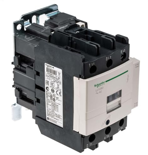 Schneider Electric TeSys D LC1D Leistungsschütz / 115 V ac Spule, 3 -polig 3 Schließer, 1 kV ac / 80 A