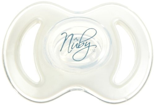 Nuby NT67512MFSN Natural Touch Beruhigungssauger mit Silikon-Mundplatte 6+ Monate