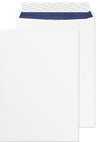Blake Pure - Premium Wove Recycled Envelopes C5 (229 x 162mm) - Pack of 500 - Thickness 120GSM - Peel & Seal White Envelopes 9 x 15.2 - FSC Certified - Laser & Inkjet Printer Compatible (RP83893)
