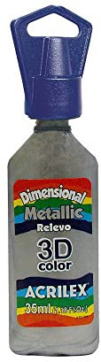 Acrilex 35 ml Pintura Brillante Reliev Dimensional - para