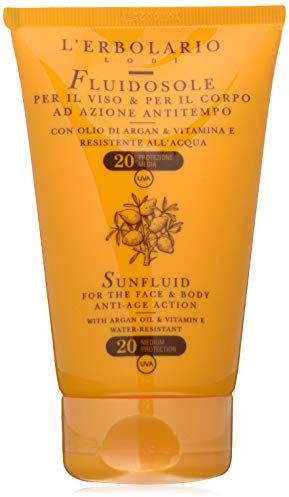 L'Erbolario Sun Fluid for Face and Body with SPF 20