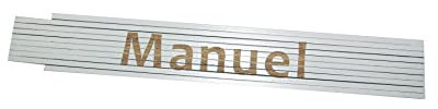 Meterstab weiß Manuel