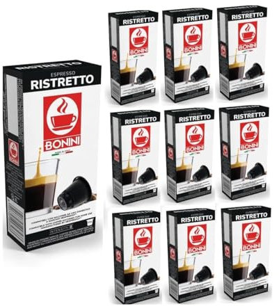 100 Nespresso Compatible Coffee Capsules (RISTRETTO)