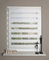 Home fashion Kettenzugrollo Zebra, Stoff, wollweiß, 150 x 40 cm