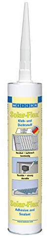 WEICON Solar-Flex 290 ml, witterungsbeständiger Solarkleber für Solar- und Photovoltaikanlagen, MS-Polymer-Basis, weiß