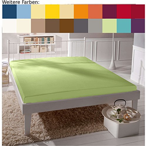 Formesse Spannbettlaken Bella Donna Elastic-Jersey-Stretch lindgrün Größe 140x190 cm - 160x220 cm