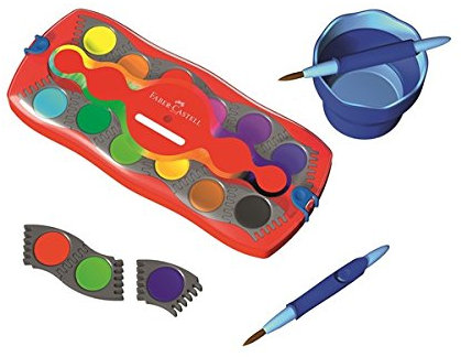 Faber Castell Deckfarbkasten Connector 12 Farben