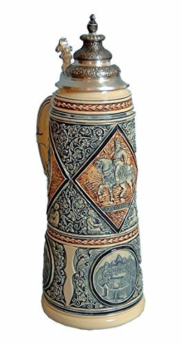 KING Boccale da Birra tedesco Ré Salomon del 1875 2 litri, Limitaet 2006