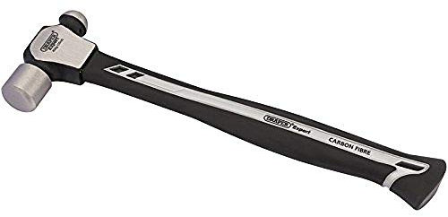 Draper 26205 Expert Carbon Fibre Shaft Ball Pein Hammer, Grey and Black, 450g