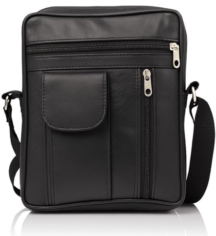 ODS:UK® Mens/Ladies Real Leather Travel Shoulder Man Bag Cross Body Messenger