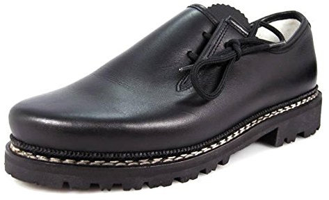 Meindl Haferl-Schuhe Trachtenschuhe 86M Herren Profilsohle schwarz Gr. 43 EU
