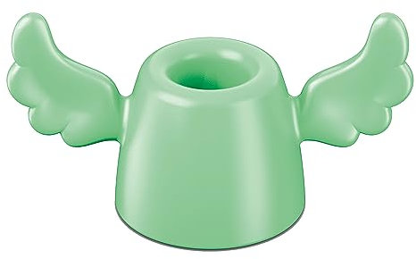 koziol 5834634 Hermes Zahnbürstenhalter, Thermoplastischer Kunststoff, Mint, 3.9 x 8.1 x 4.3 cm