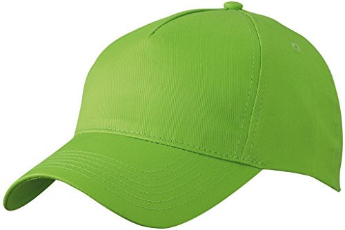 Myrtle Beach 5 Panel Cap mit ungebürsteter Oberfläche (kiwi)