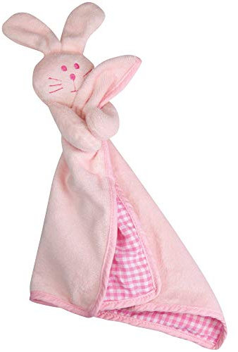 Karlie - Jouet couverture doudou ``Lapin rose`` lavable