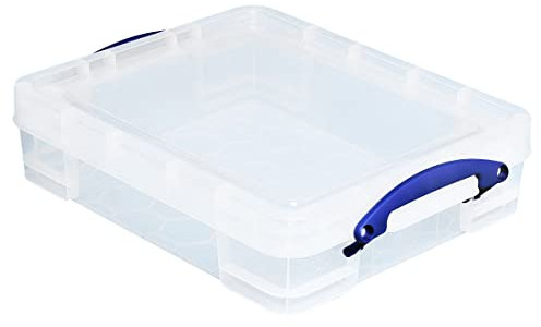 Really Useful Box Plastic Storage 11 Litre Clear