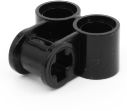 LEGO TECHNIC - 10 Stück Doppel-Achs / Pin Verbinder in Schwarz.