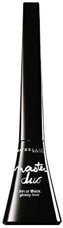 Maybelline New York Eye Studio Master Duo Glossy Liquid Liner, 0.05 Fluid Ounce