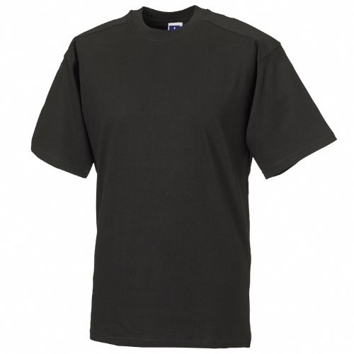 Russell Europe Herren T-Shirt/Arbeits-T-Shirt (XL) (Schwarz)