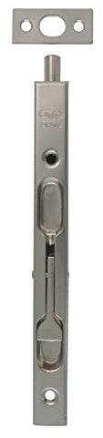 Amig - Perno da incasso - 250 x 17 mm - Adatto per porte di passaggio in legno - Chiusura automatica verticale - Chiusura per bagno, camera da letto o ufficio - Chiusura di sicurezza - Acciaio