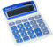 Ibico, Calculatrice de bureau 208X, compacte pour le bureau, la maison et l’école, Blanc/Bleu, 133 x 106 x 26 mm, IB410062