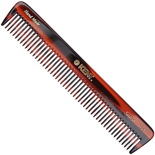 Kent Handmade Medium Thick/Coarse Toothed Dressing Hair Comb, 16.5 cm Length