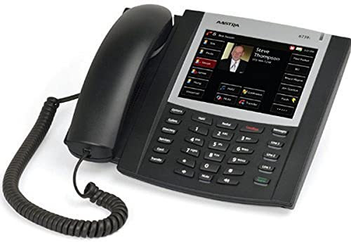 DeTeWe 6739i Aastra VoIP SIP Telefon, 5,7“ (14,5) cm Farb-Touchscreen-Display, PoE (ohne Netzteil), Bluetooth