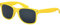 Balinco Sonnenbrille UV400 CAT 3 CE Rubber - mit Federscharnier für Damen & Herren (gelb - smoke)