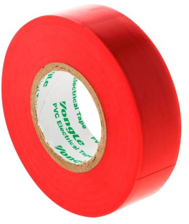 Rouleau adhésif 19mm x 20m - Rouge - Zenitech