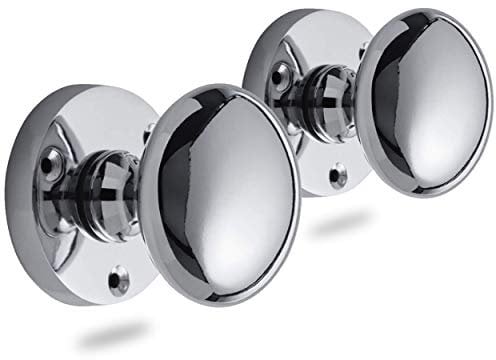 Chrome Hardware® | Polished Chrome Sprung Door Knobs Pair
